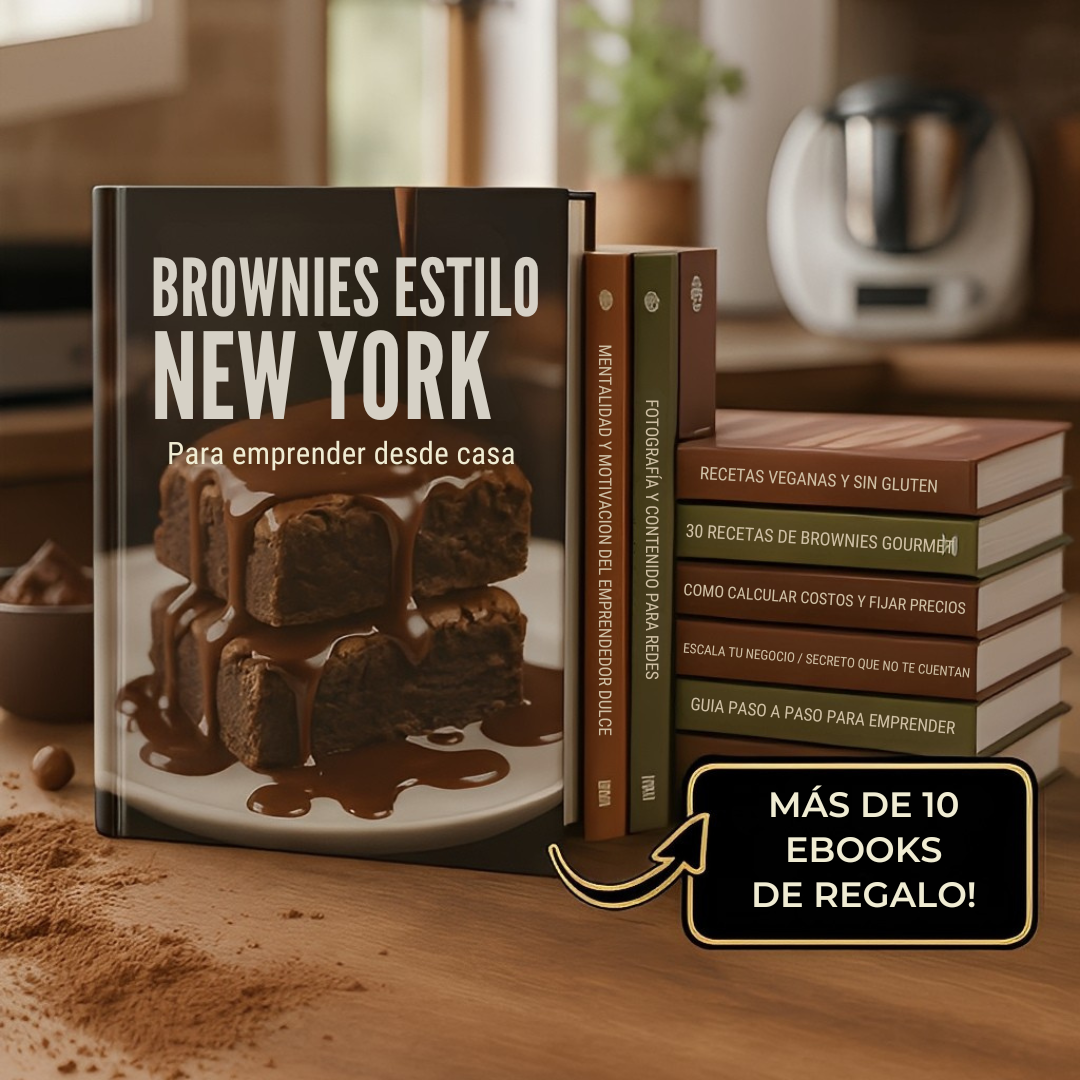 +70 Recetas de Brownies Estilo New York Que Se Venden Solos +10 BONOS
